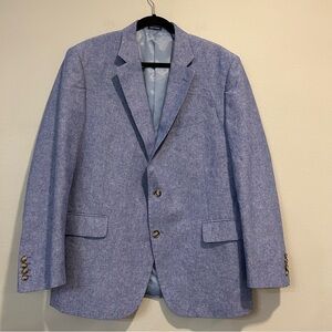 Stafford Signature Sport Coat Classic Fit Linen Cotton 46R